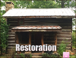 Historic Log Cabin Restoration  Keokee, Virginia